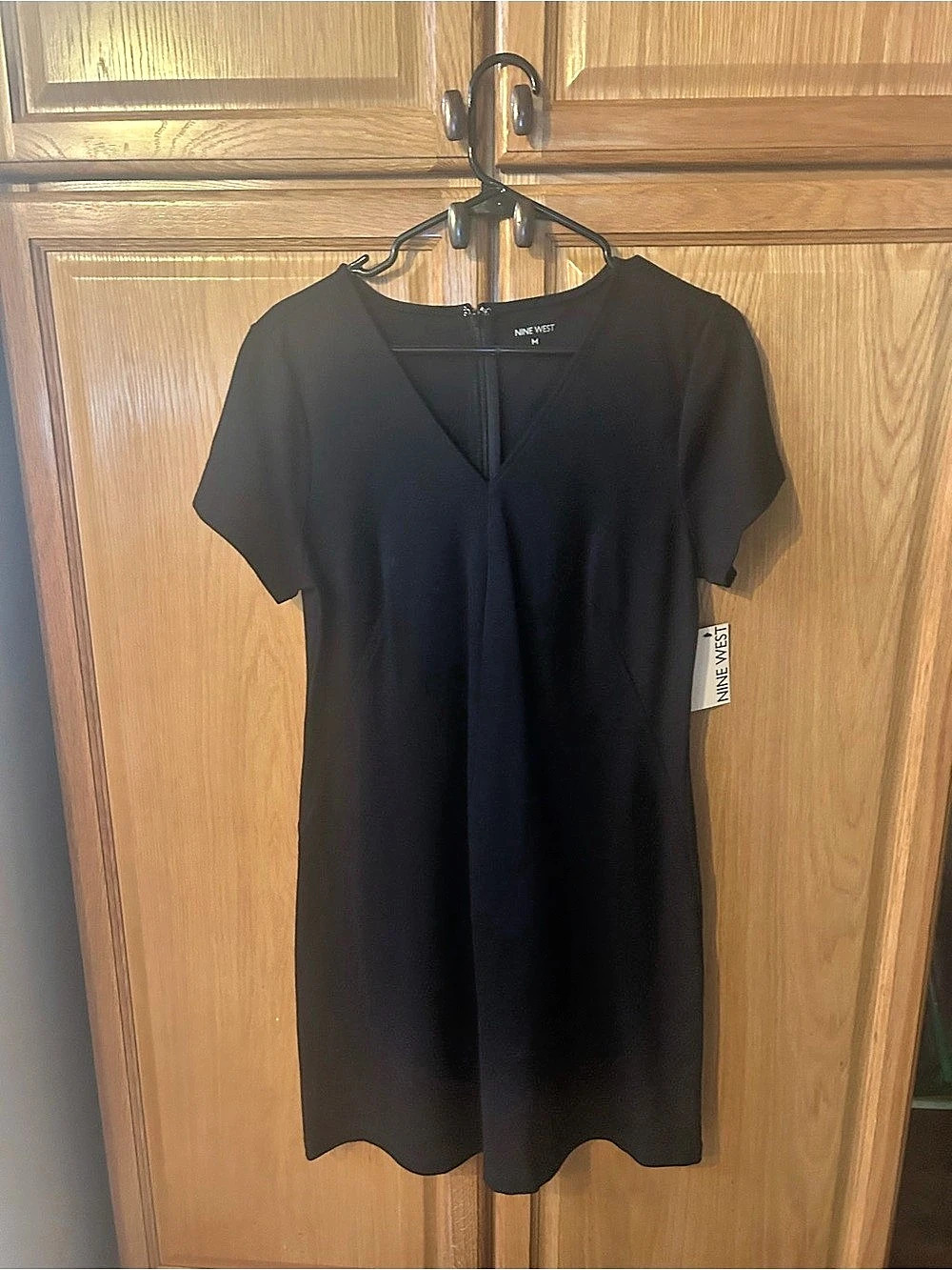 NWTNine West Mini Dress in Black Size Medium Like New